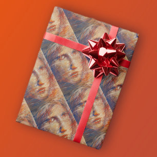 Abstract Face Wrapping Paper