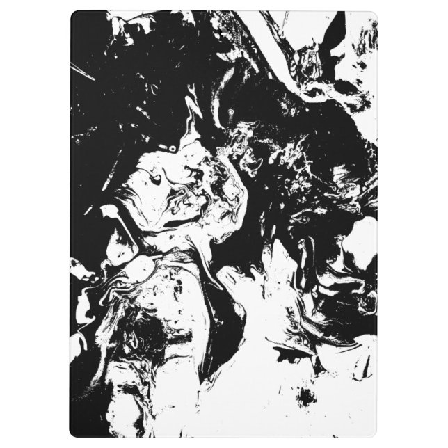 Abstract Faces Incidental Art  Clipboard (Back)