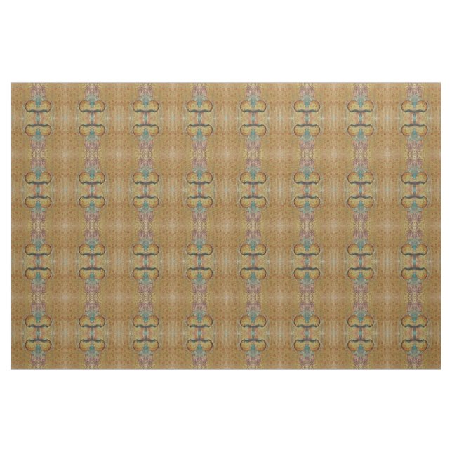 Abstract Facial Nose Design Fabric (Yard)