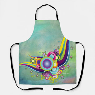 Abstract Fantasy All-Over-Print Tank Top Apron