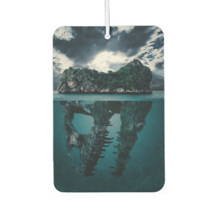 Abstract Fantasy Artistic Island Car Air Freshener