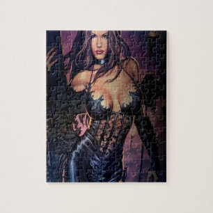 Abstract Fantasy Dark Mistress Jigsaw Puzzle