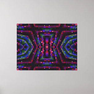 Abstract Fantasy Night Twinkling Skies Canvas