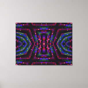 Abstract Fantasy Night Twinkling Skies Canvas Print