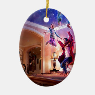 Abstract Fantasy Peter Pan Celebration Ceramic Tree Decoration