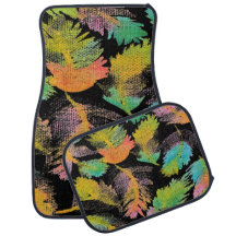 Abstract Feathers Hand Painted 