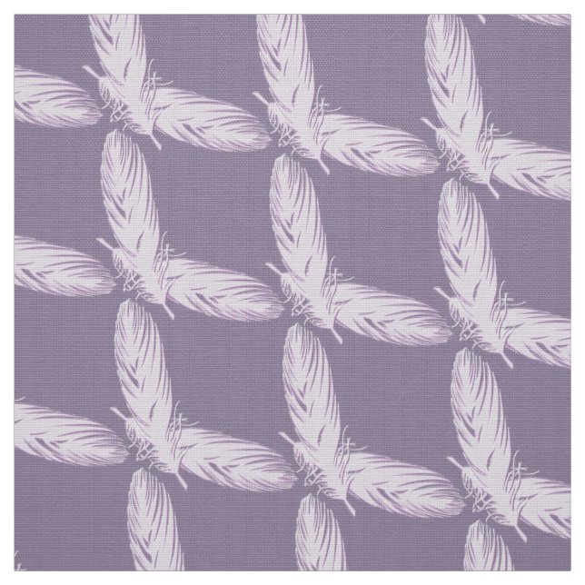 abstract feathers pattern fabric (Swatch)