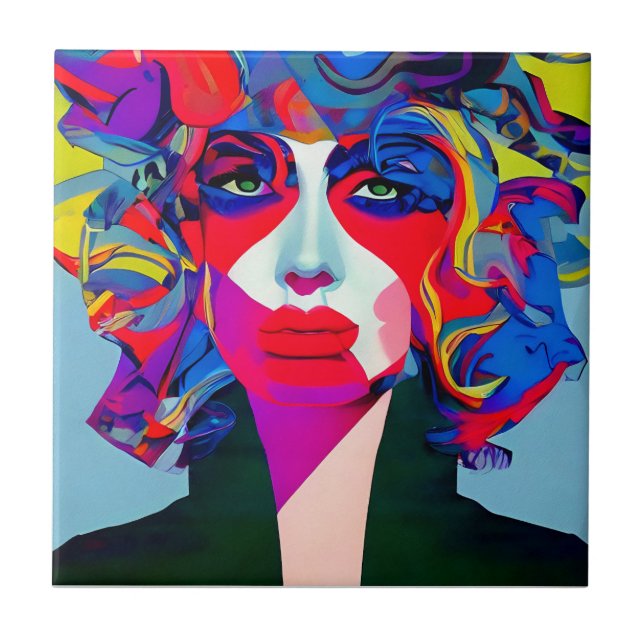 Abstract Female Tile (Front)