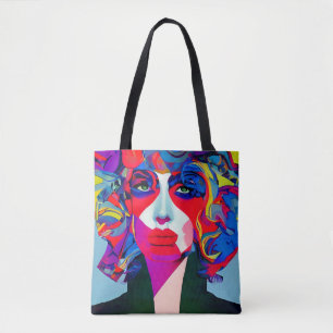 Abstract Female Tote Bag