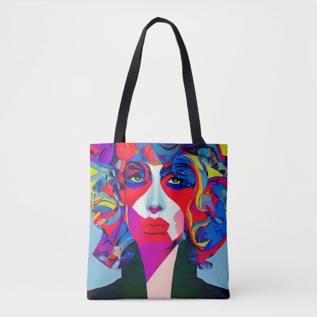 Abstract Female Tote Bag (Front)