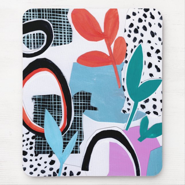 Abstract Field Trip Mouse Mat (Front)