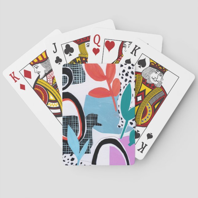 Abstract Field Trip Playing Cards (Back)