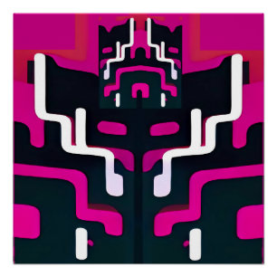 Abstract Fiend - Ken Gauge Art Poster