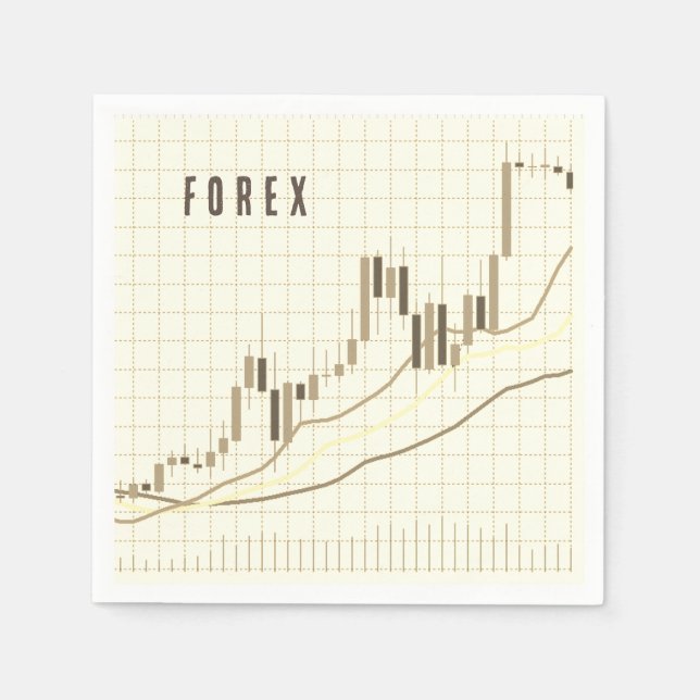 Abstract financial graph napkin (Front)