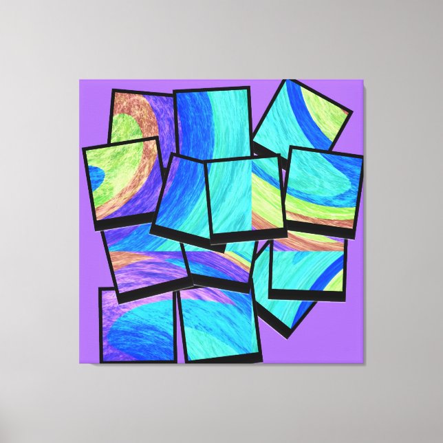 Abstract fine art painting 2 canvas print (Front)