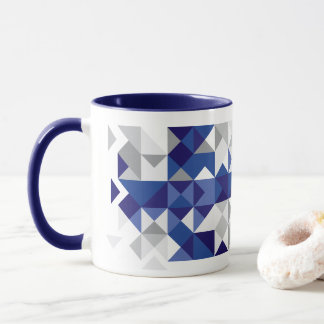 Abstract Finland Flag, Finnish Colours Mug