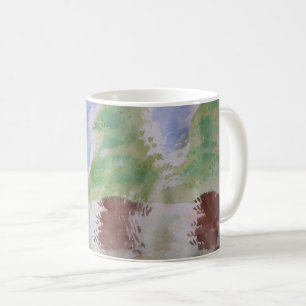 Abstract Fir Trees Mug