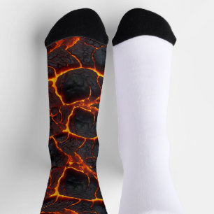 abstract fire designed socks trending new