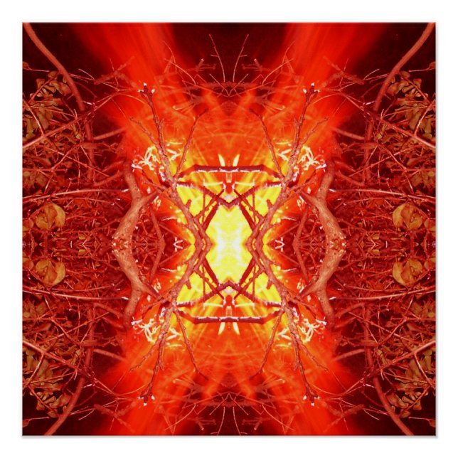 Abstract Fire Poster (Front)