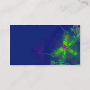 Abstract firefly business card