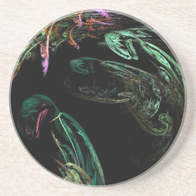 Abstract Fireworks Coaster (Front)