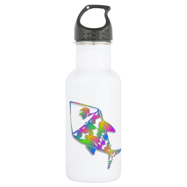 Abstract Fish 532 Ml Water Bottle (Front)