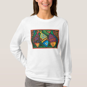Abstract Fish Art Design T-Shirt