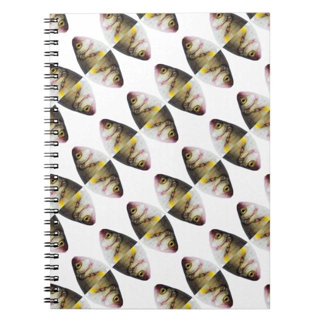 Abstract fish pattern notebook (Front)