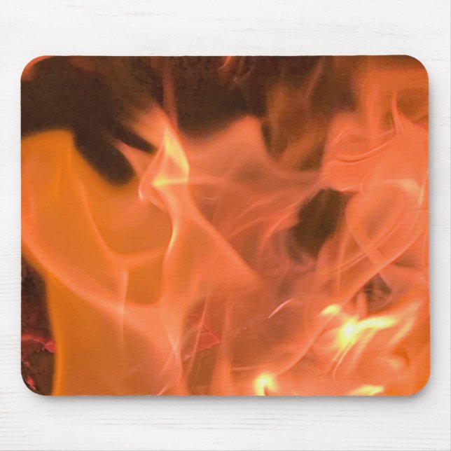 Abstract Flame Mouse Mat (Front)