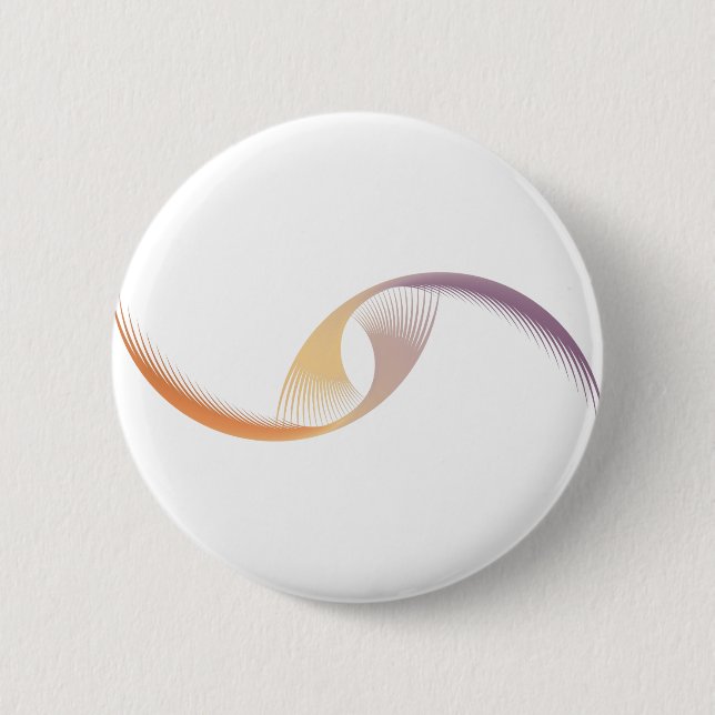 Abstract Flight 6 Cm Round Badge (Front)