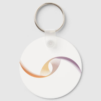 Abstract Flight Key Ring