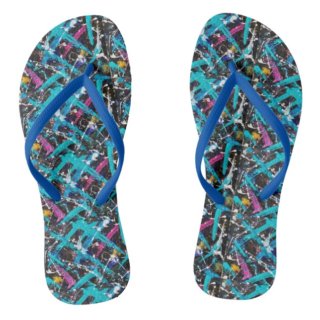 Abstract Flip Flops (Footbed)