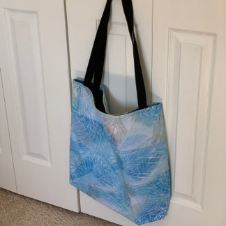 Abstract Floral Art Grocery Shopping Beach Tote Bag