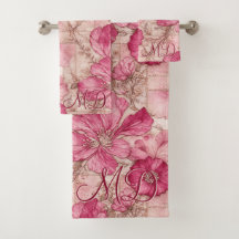 Abstract Floral Background Romantic Petal Wash