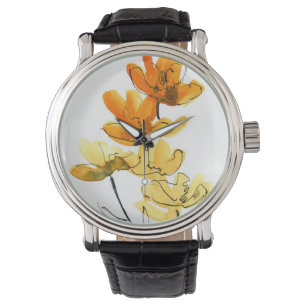 Abstract floral background watch