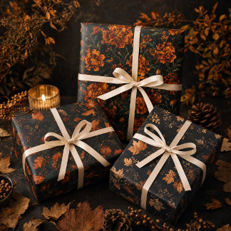 Abstract Floral & Botanical Wrapping Paper