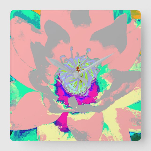 Abstract floral clock (Front)