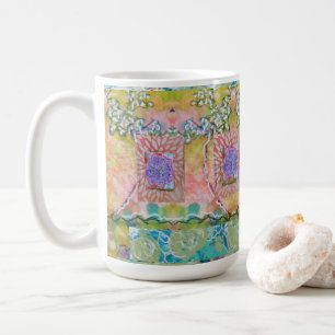 Abstract Floral Coffee Mug