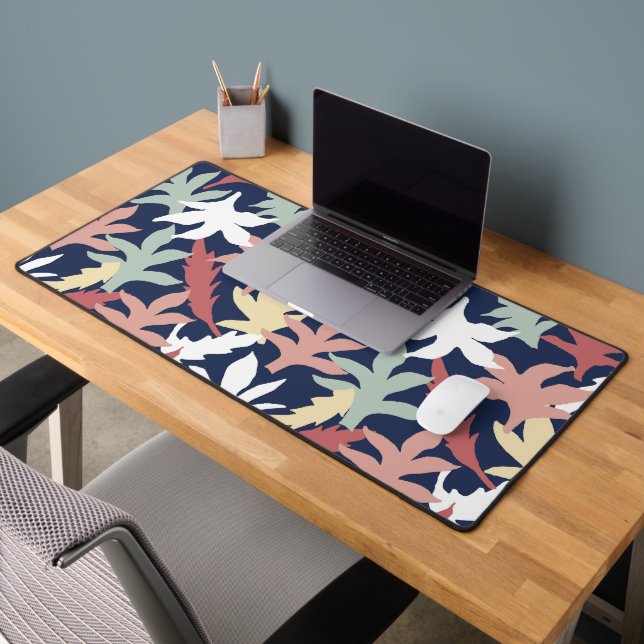 Abstract Floral Contemporary Desk Mat (Office 2)