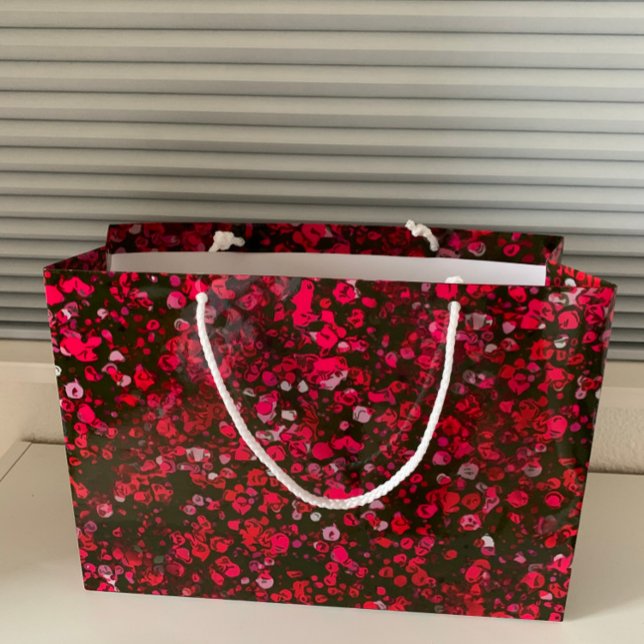  Abstract Floral Flowers Large Gift Bag (Creator Uploaded)