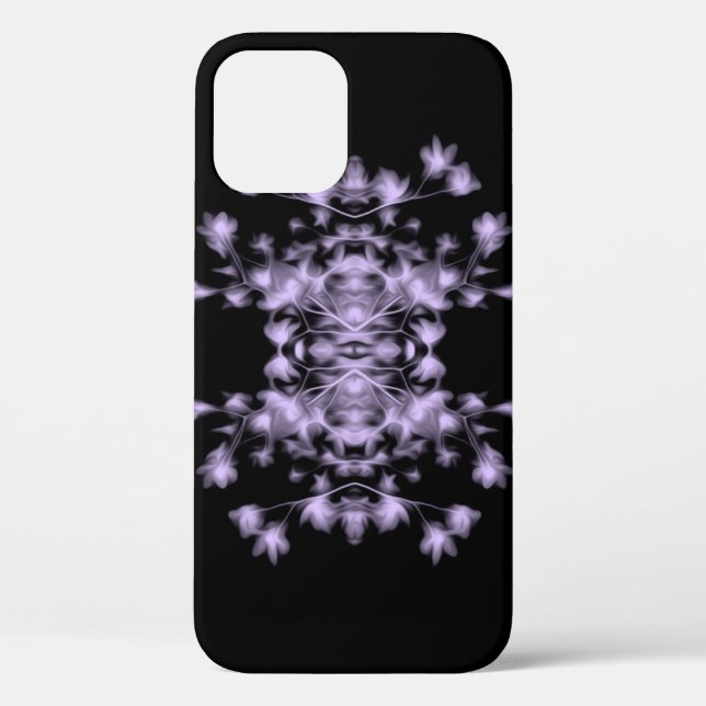 Abstract Floral Graphic Pattern Case-Mate iPhone Case (Back)