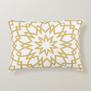 Abstract floral hand drown pattern. Vintage illust Decorative Cushion