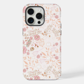 Abstract Floral iPhone 15 Pro Max Case