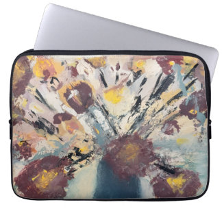 Abstract Floral Laptop Case