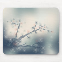 Abstract Floral  Mouse Pad 