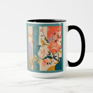 "Abstract Floral" Mug
