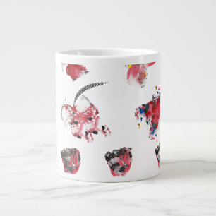Abstract Floral Mug