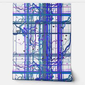 Abstract Floral Murals Pattern Wallpaper