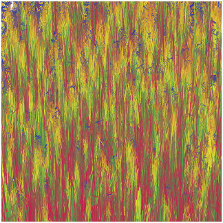 Abstract Floral Murals Pattern Wallpaper  Poster