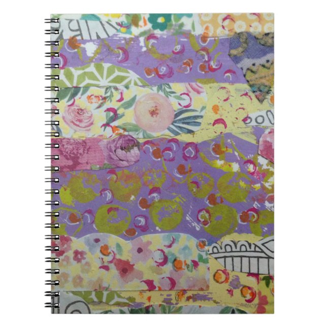 Abstract Floral  Notebook (Front)